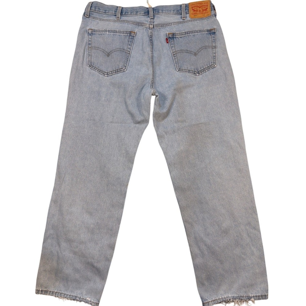 Levi's 550 Jeans 38x30 Mens Relaxed Fit‎ Light Wash Blue